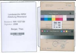 Entnazifizierung Theo Berger , geb. 12.08.1906 (Verwaltungssekretaer)