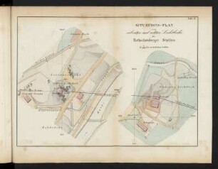 Situations-Plan vom siebenten und achten Lichtloche des Rothschönberger Stollns. Tafel IX.