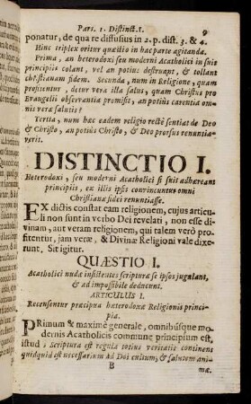 9-87, Distinctio I.