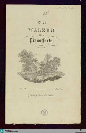Walzer für's Piano-Forte : No. 28