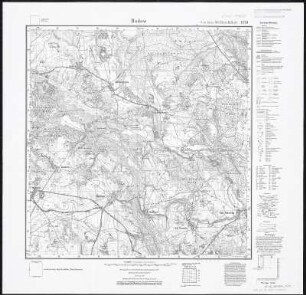 Meßtischblatt 1670 : Budow, 1938 : Budow. - Hrsg. 1877, Nachtr. 1919, red. Änd. 1938. - 1:25000. - [Berlin]: Reichsamt für Landesaufnahme, 1938. - 1 Kt.