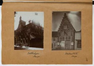 Waage, Enkhuizen / Waage, Medemblik: Ansichten (aus: Skizzen- und Fotoalbum 27)