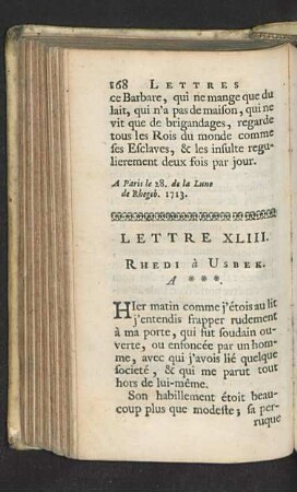 Lettre XLIII.
