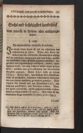 Sechs und sechszigstes - Siben und sechszigstes haubtstück