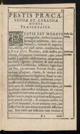 Pestis Est Morbus contagiosus ...