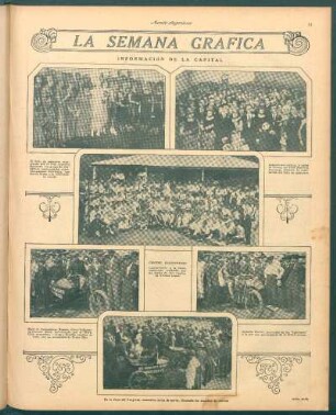 La semana gráfica [Fotografías] : Información de la capital