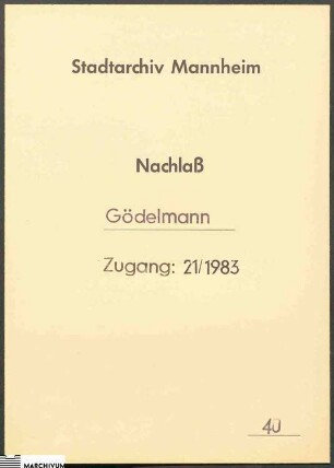 Christel [Mayer] an Johanna Gödelmann