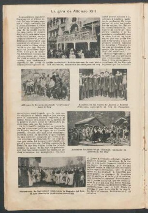 La gira de Alfonso XIII