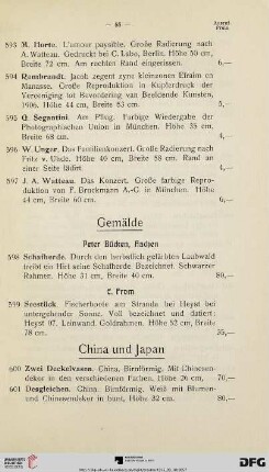 China und Japan (Nr. 600-617)