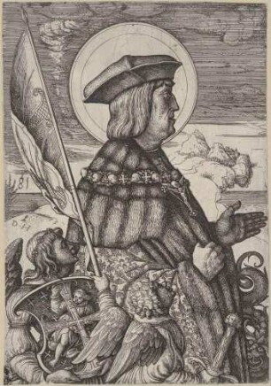 Bildnis Maximilian I. als heiliger Georg