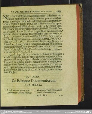 Cap. XLIX. De Editione Documentorum