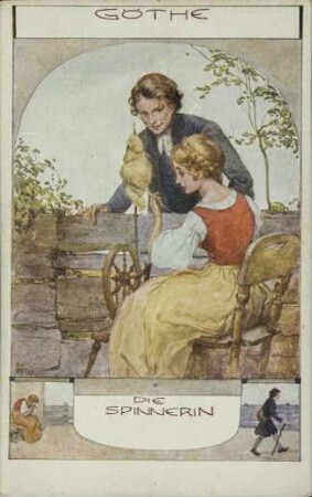 Göthe - Die Spinnerin