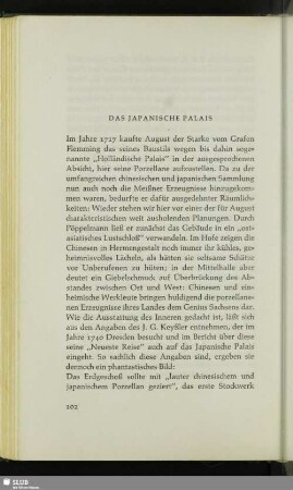 Das Japanische Palais