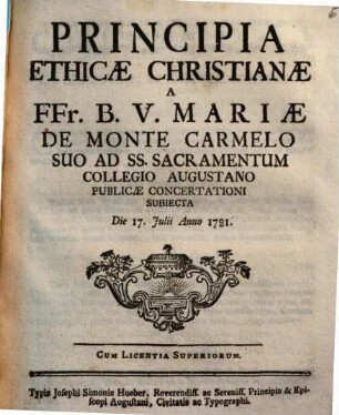 Principia Ethicae Christianae