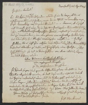 Brief an B. Schott's Söhne : 24.04.1846