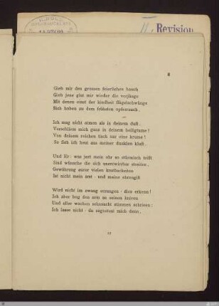 Vorspiel II : [SW V: keine Sigle]; [SW V, S. 11/104]