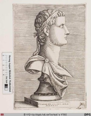 Bildnis ROM: Caligula, 3. römischer Kaiser 37-41 (eig. Caius Iulius Caesar Germanicus, gen. Caligula ["Stiefelchen"])