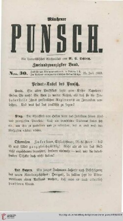 Nro. 30 (25. Juli 1869)