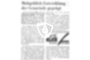 Maßgeblich Entwicklung der Gemeinde geprägt
