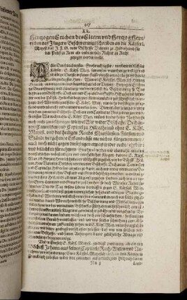 Kk. Hertzogen Erichen des Eltern und Hertzog Heinrichen des Jüngern Beschwerungsschreiben an die Käyserl. Mayest. [...]