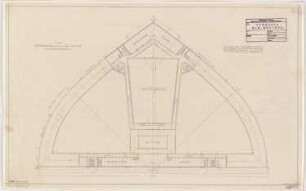 Haus des Rundfunks, Berlin-Charlottenburg: Grundriss 4. OG 1:200