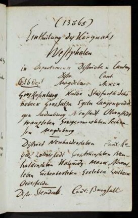 13865-13882, Eintheilung des Königreichs Westphalen - Colberg im J. 1807 belagert u. vertheidigt, 1808