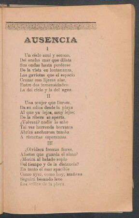 Ausencia