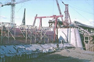 Wehr Geesthacht/Elbe im Bau