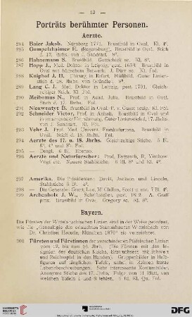 Porträts berühmter Personen (Nr. 284-521)