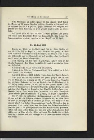Der 25. April 1918