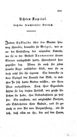 Achtes Kapitel. Letzter fruchtloser Versuch.