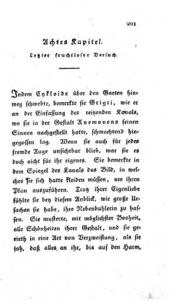Achtes Kapitel. Letzter fruchtloser Versuch.