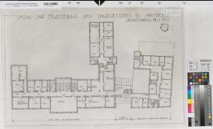 Arnsberg, Landgericht, Umbau und Erweiterung, Obergeschoss, Grundriss