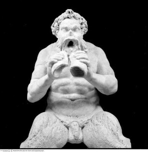 Tritone und Maskarone, Triton mit Vollbart