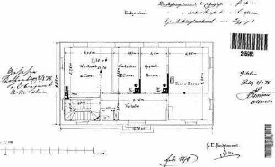 Ergenzingen: Empfangsgebäude Grundriss Erdgeschoß