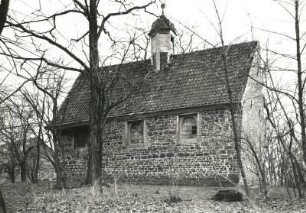 Haldensleben. Wallfahrts-Kapelle St. Anna neben dem Gut Glüsig, um 12./17. Jh. Ansicht von Nordwesten