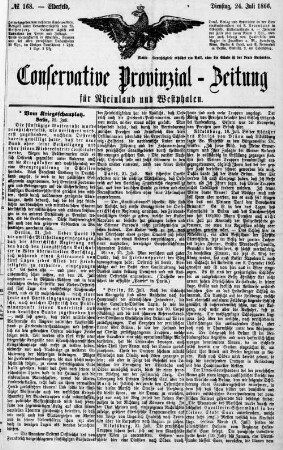 Conservative Provinzial-Zeitung für Rheinland und Westphalen