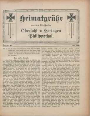 16.1916: Heimatgrüße aus den Kirchspielen Obersuhl, Heringen, Philippsthal