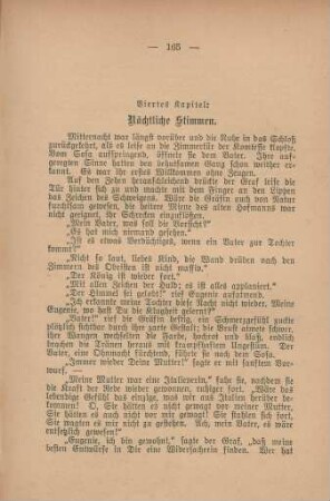 Viertes Kapitel: Nächtliche Stimmen
