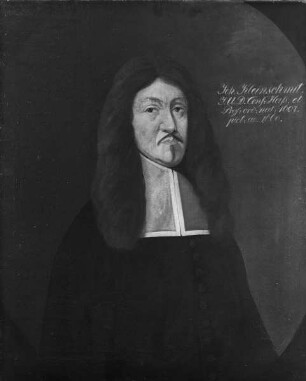 Bildnis des Johannes Kleinschmidt, 1653-1663 Professor der Rechte in Marburg (1607-1663)