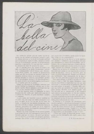 La bella del cine