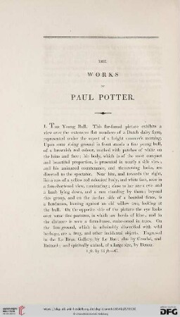 The Works of Paul Potter