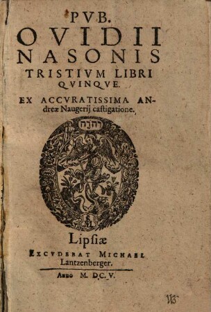 Tristium libiri quinque
