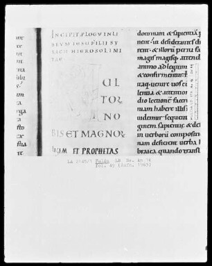 Biblia latina, pars 2 — Initiale M, Folio 49recto