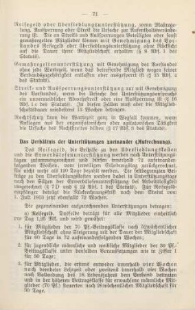 Das Verhältnis der Unterstützungen zueinander (Aufrechnung).