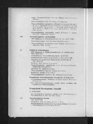 Evangelisch-Theologische Fakultät