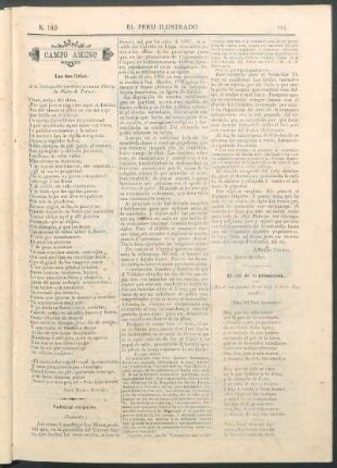 Los dos lirios. : A la distinguida escritora peruana Clorinda Matto de Turner.