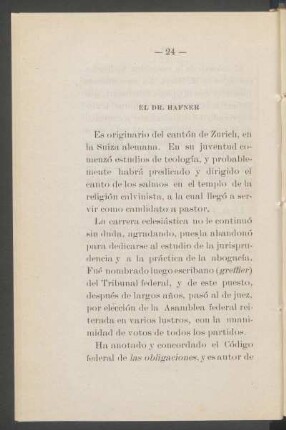 El Dr. Hafner