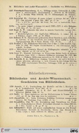 Bibliothekswesen (Nr.1236-1376)