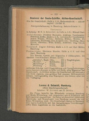 Lorenz & Schmidt, Hamburg, [...]